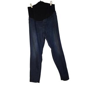 Isabel Maternity dark wash Skinny Full Panel Jeans size 12